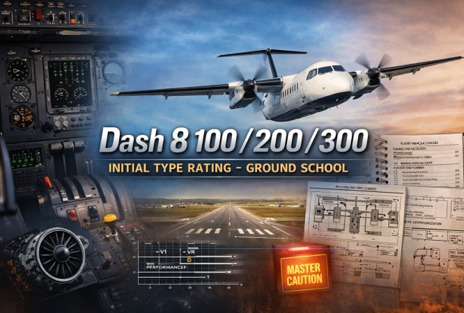 Dash 8 100.200.300 Initial Type Rating – Ground School Featured Image